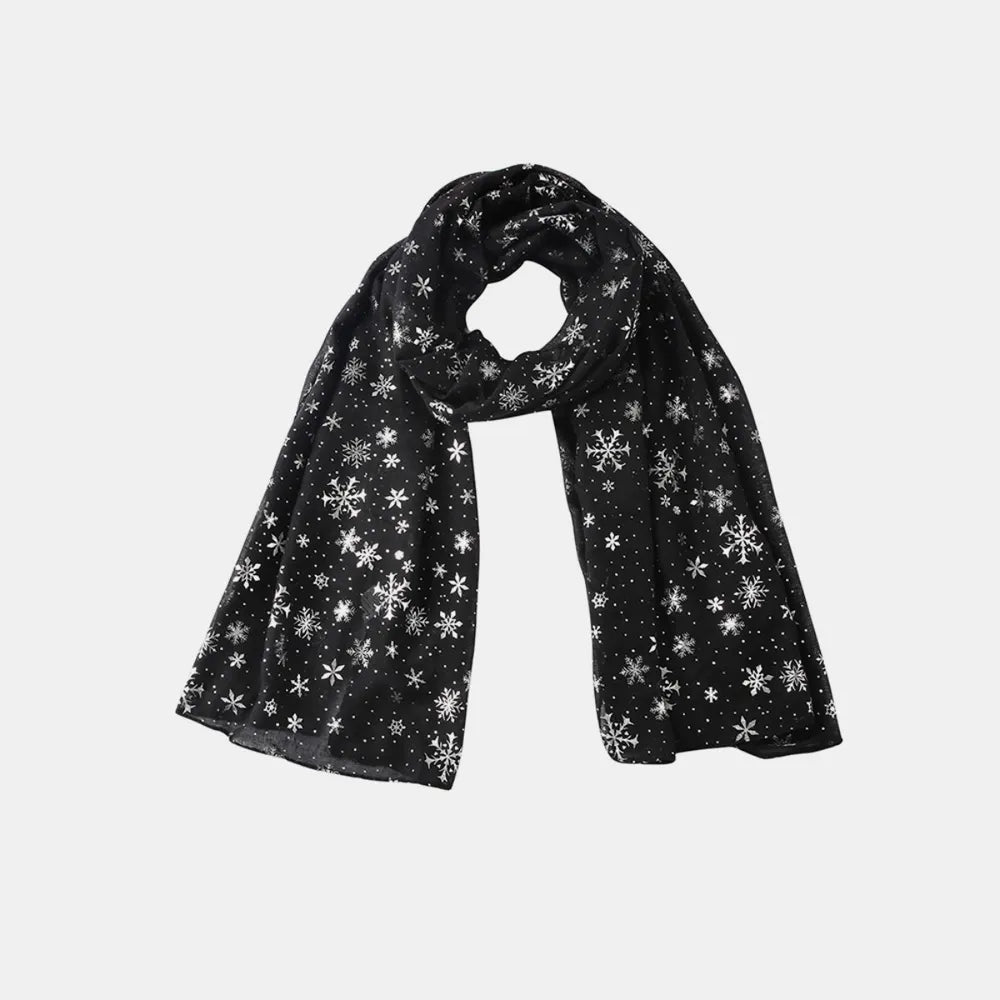 Snowflake thermal winter scarf - product photo 4