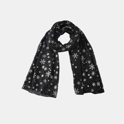 Snowflake thermal winter scarf - product photo 4