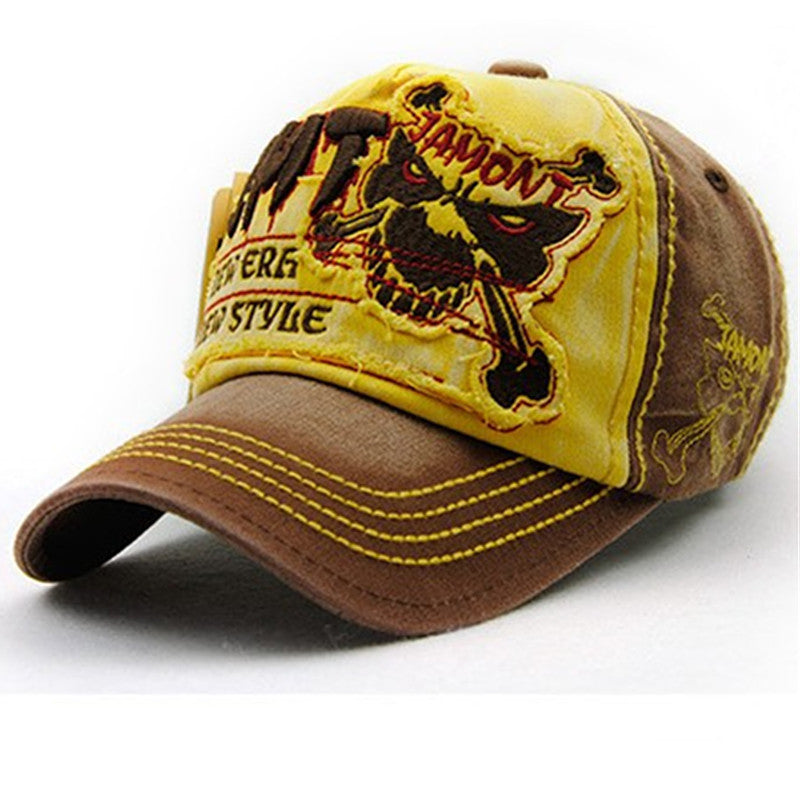 Vintage Tiger Embroidered Baseball Cap