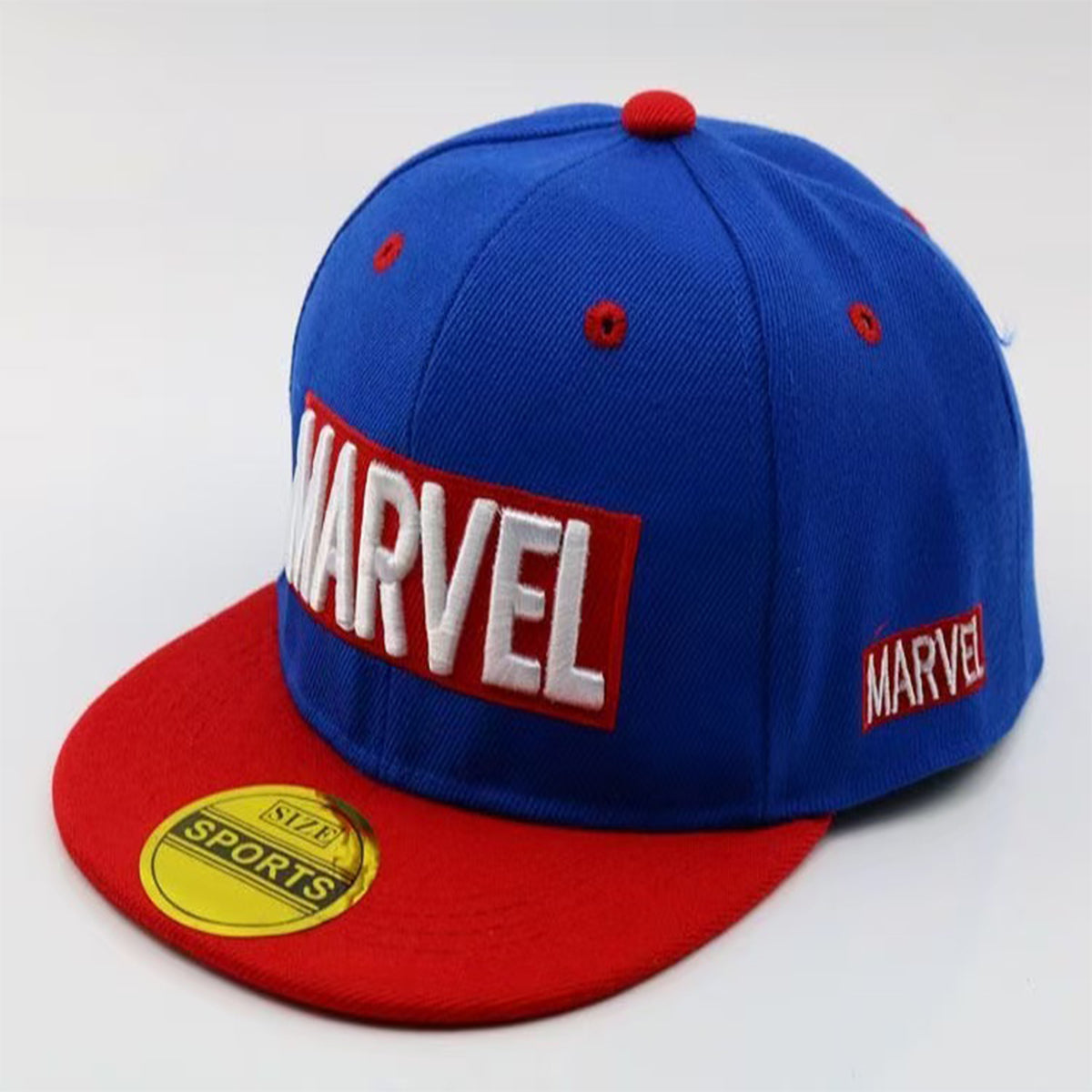 Unisex hip-hop snapback flat brim close-up