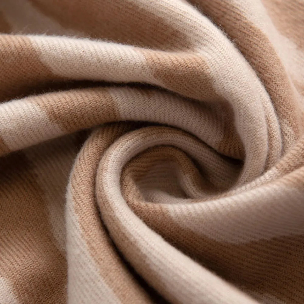 Animal print lightweight scarf - product photo 8