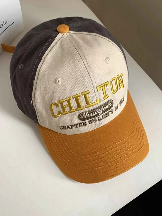 Sherbet embroidered baseball cap curved brim