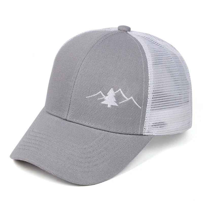 Unisex Style 01 Mountain Mesh Trucker Cap back fit detail