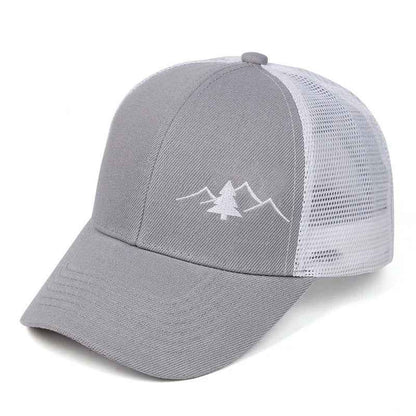 Unisex Style 01 Mountain Mesh Trucker Cap back fit detail