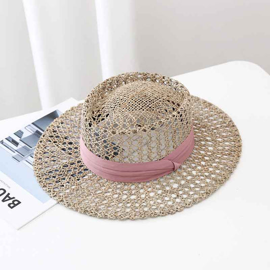Women’s Open Weave Straw Sun Hat