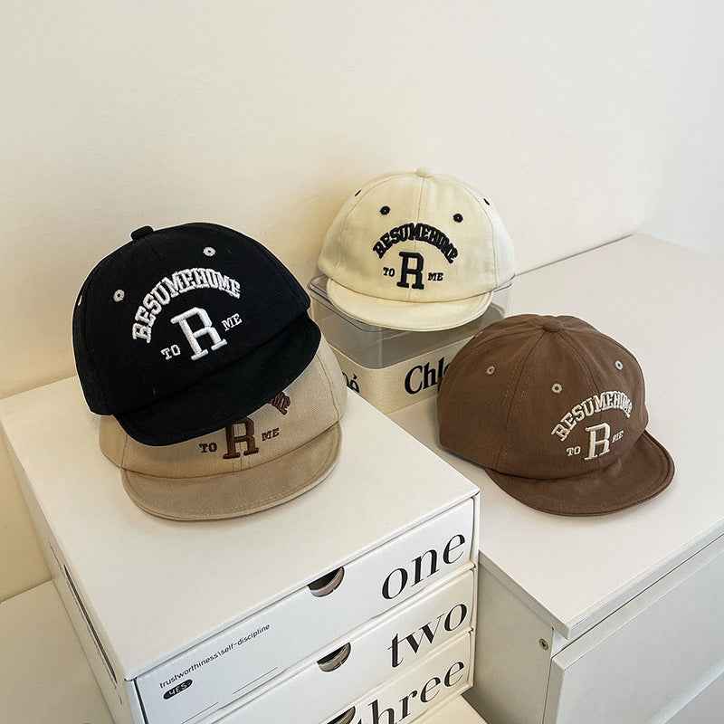 Toddler Embroidered Letter Cotton Baseball Cap