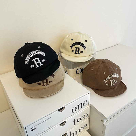 Toddler Embroidered Letter Cotton Baseball Cap