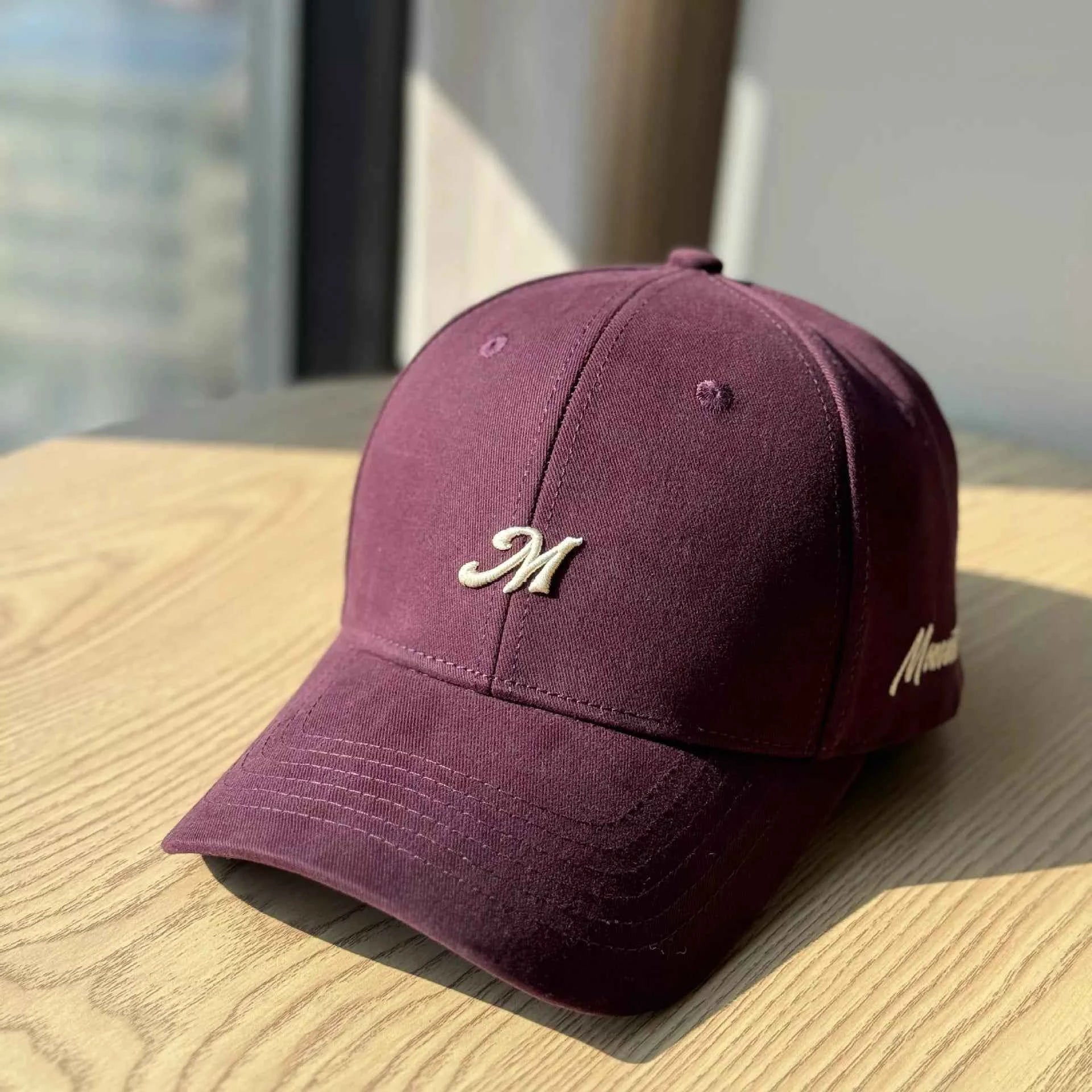 Embroidered Letter Baseball Cap