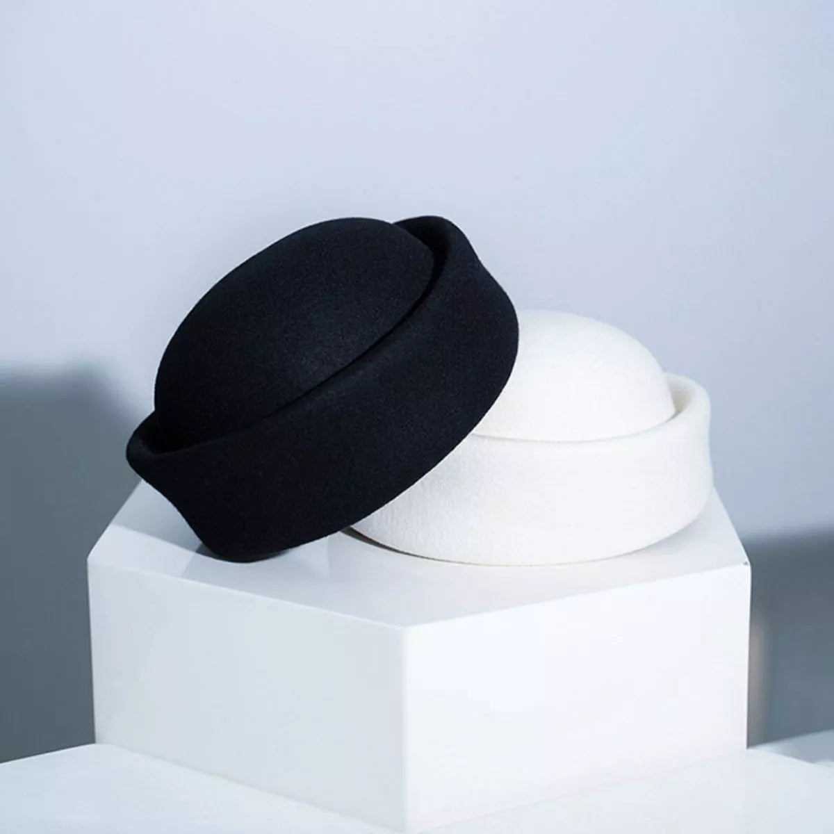 Wool pillbox hat image 1
