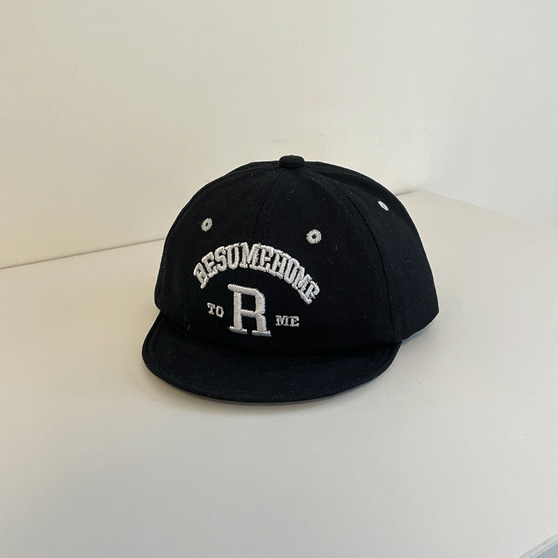 Toddler Coffee Embroidered Letter Cotton Baseball Cap back detail