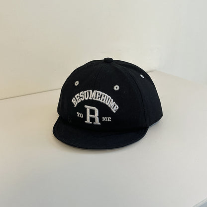 Toddler Coffee Embroidered Letter Cotton Baseball Cap back detail