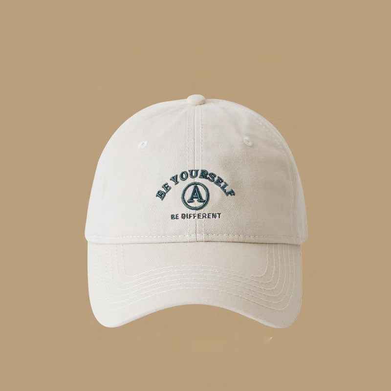 Unisex Be Yourself Embroidered Cotton Baseball Caps