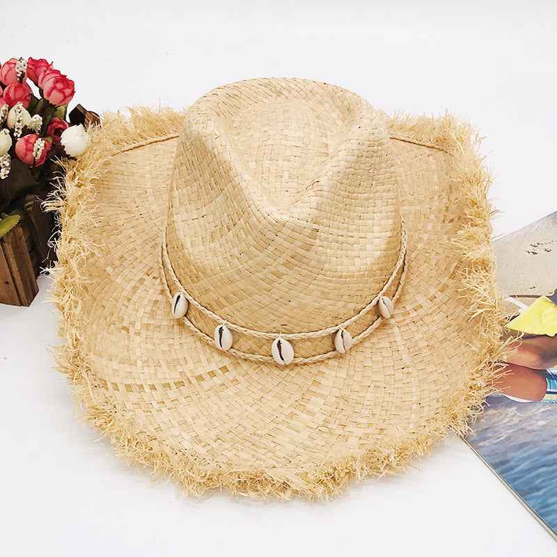 Spray-paint frayed cowboy hat colorway