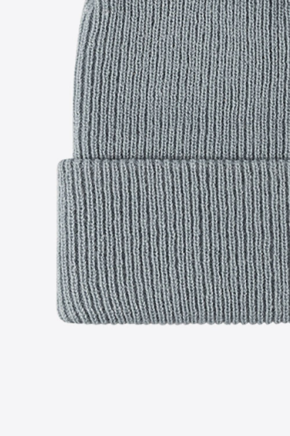 Unisex Navy Warm Winter Knit Beanie color option photo 06