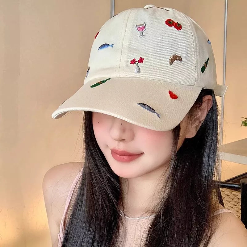 Gorra de béisbol bordada