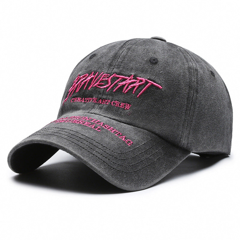 Unisex Embroidered Faded Washed Distressed Baseball Caps