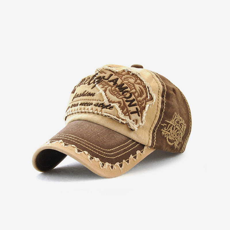 Unisex Vintage Tiger Embroidered Baseball Caps