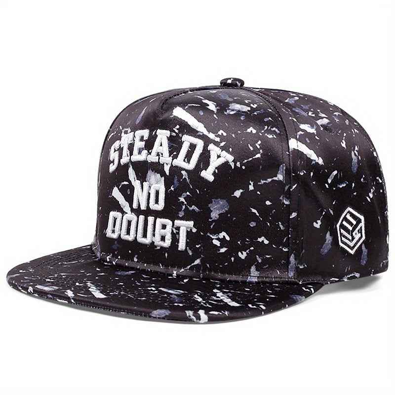 Unisex splatter snapback streetwear styling