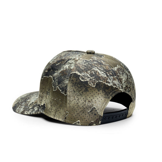 Webb Western EXCAPE® (brown) cap, rear angle showing the adjustable snapback closure