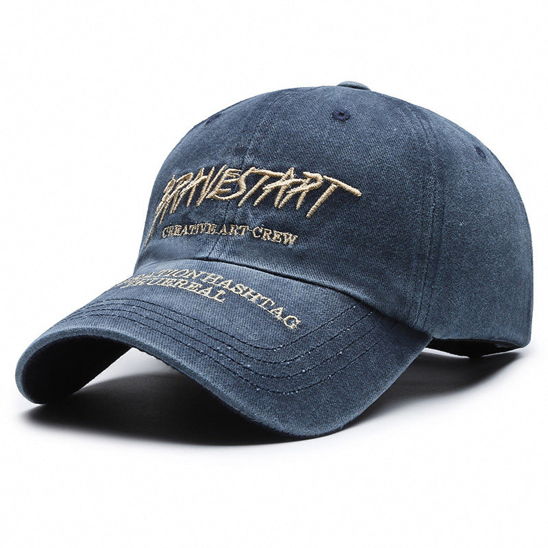 Unisex Embroidered Faded Washed Distressed Baseball Caps