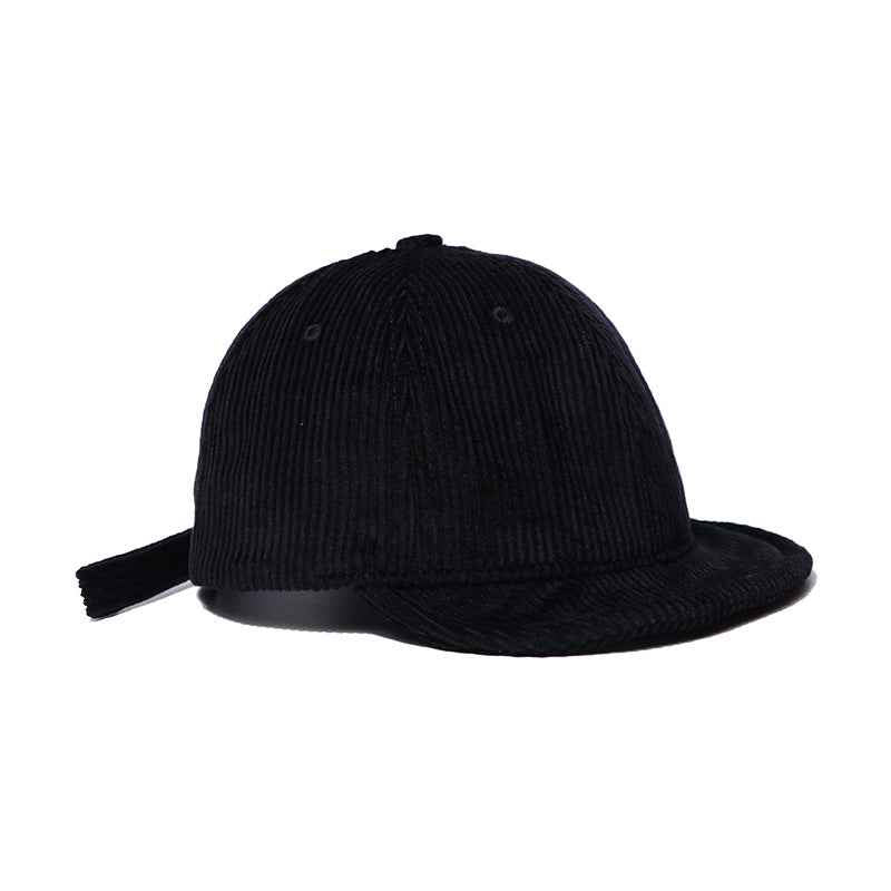 Unisex Adjustable Corduroy Short Brim Caps
