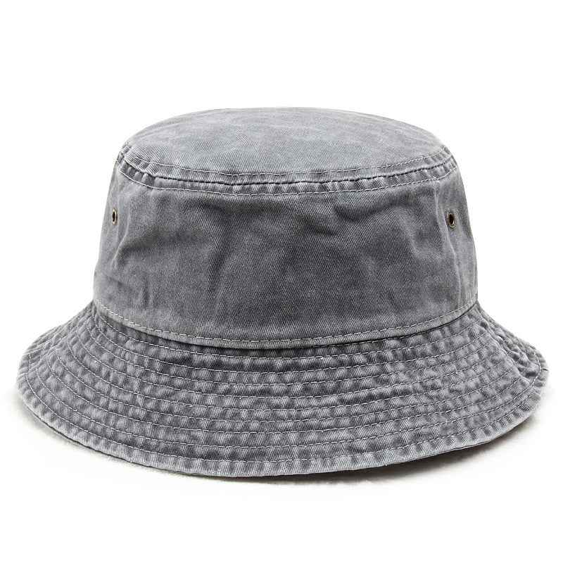 Unisex Vintage Washed Cotton Bucket Hat