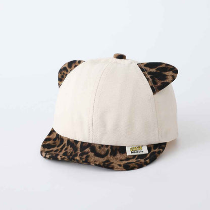 Kids Leopard Cat Ear Baseball Caps