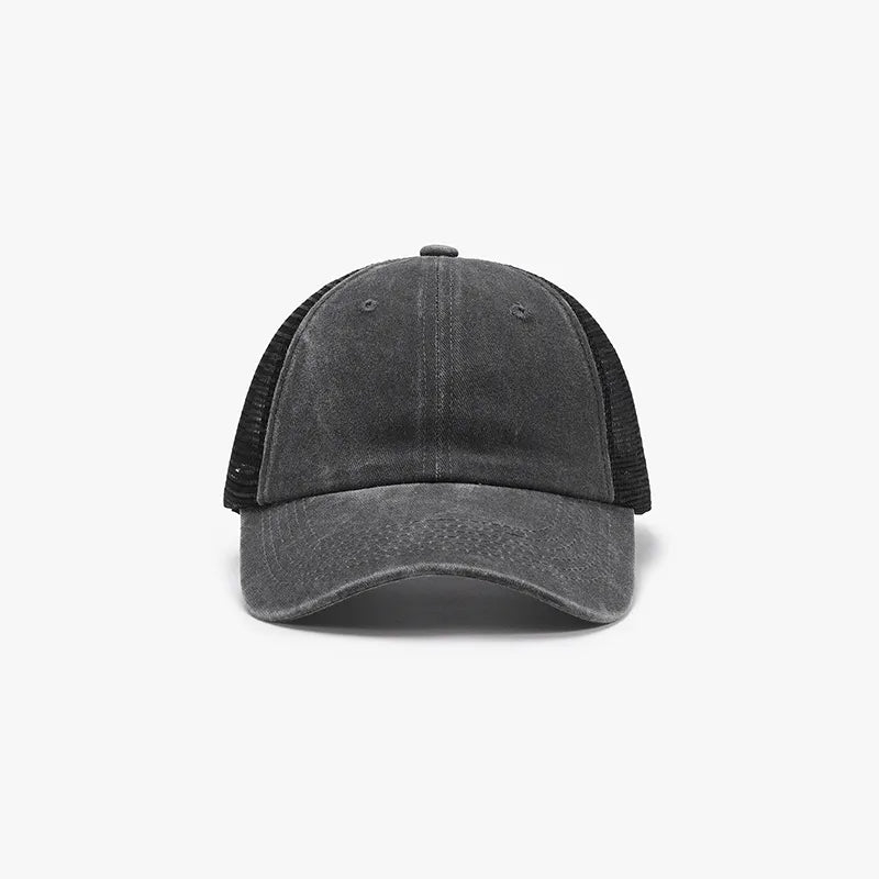 Lightweight mesh baseball cap casual outdoor view