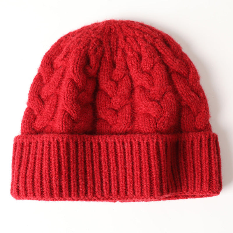 Unisex Warm Thickened  Woolen Beanie