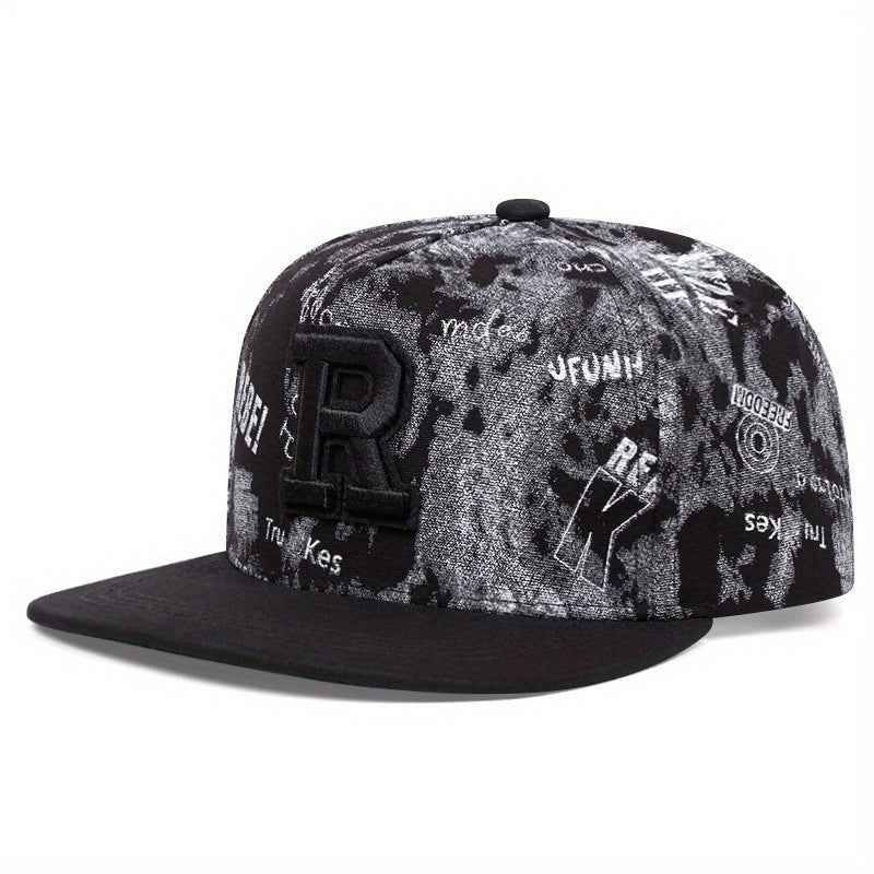Acrylic flat brim snapback streetwear profile