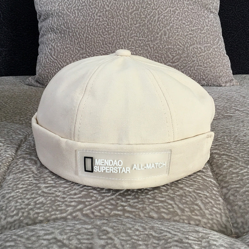 Unisex adjustable cotton docker cap - product photo 5