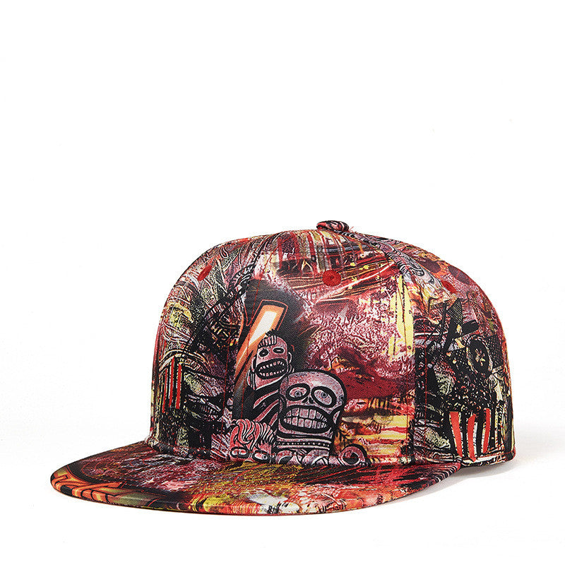Rose pink hip-hop snapback crown detail