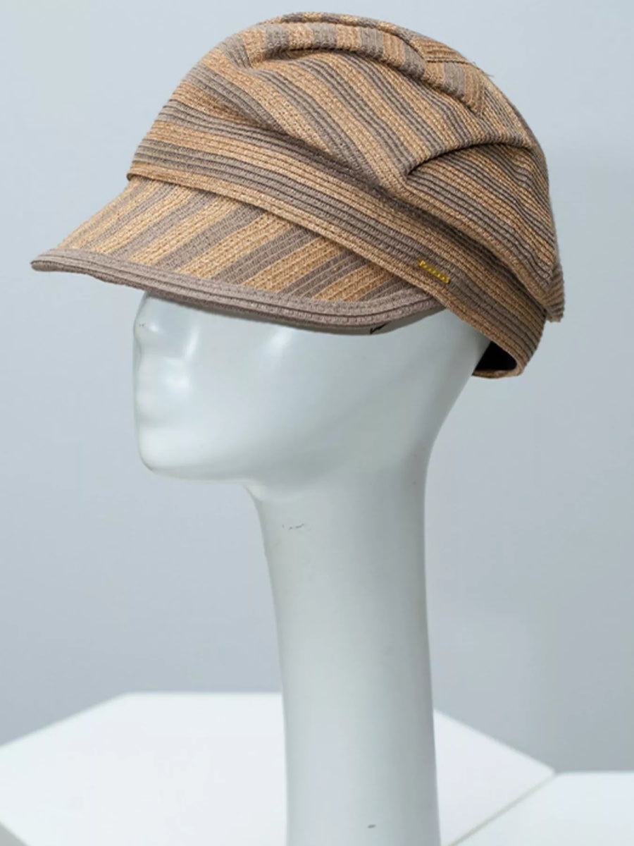 Lightweight Woven Newsboy Cap