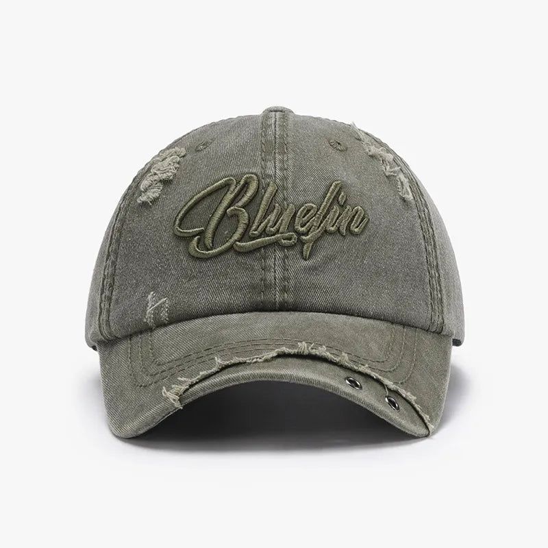 Embroidered Letter Cotton Baseball Cap