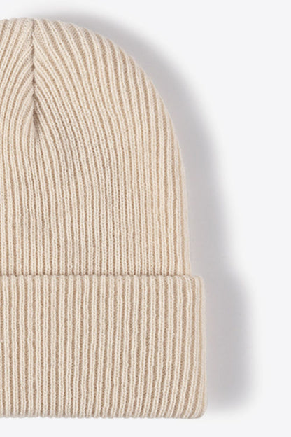 Unisex Steel Warm Winter Knit Beanie outfit styling detail photo 22