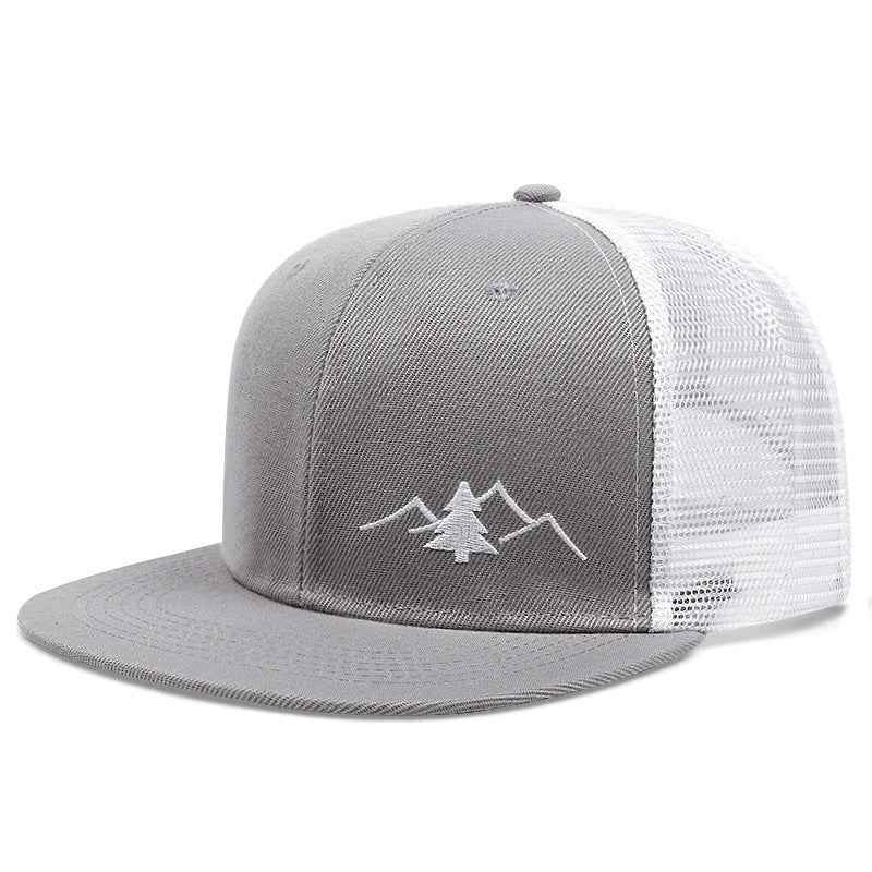 Unisex Style 02 Mountain Mesh Trucker Cap side angle