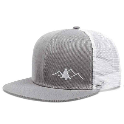 Unisex Style 02 Mountain Mesh Trucker Cap side angle