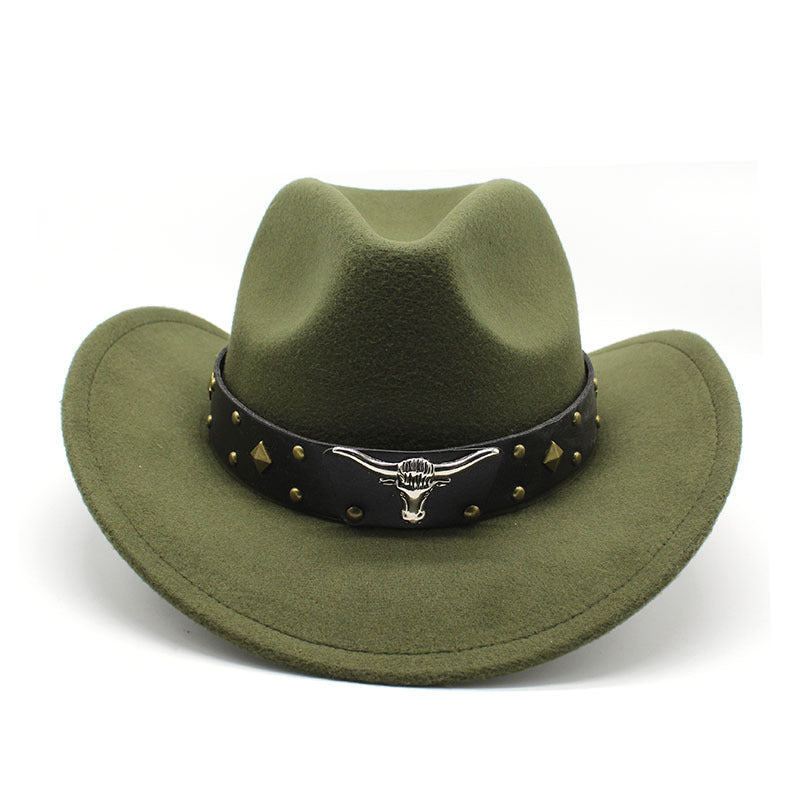 Unisex Retro Jazz Western Cowboy Hats