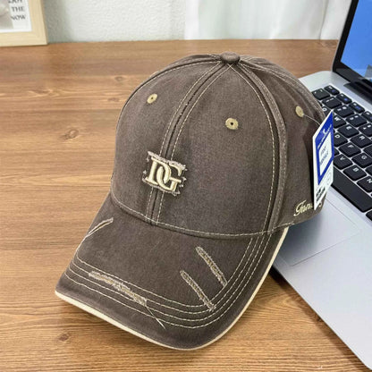Distressed Causal Baseball Cap