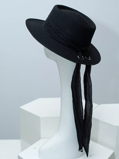 Ribbon Accent Straw Sun Hat image 3