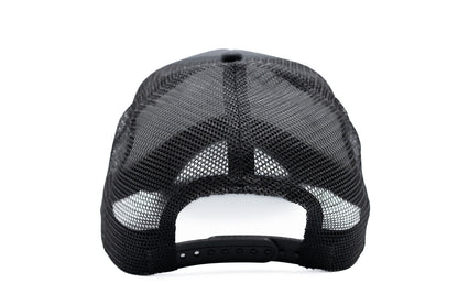 Rey To Z plain rear view of Black mesh and snapback