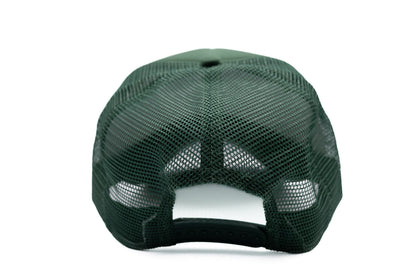 Rey To Z rear view of Dark Green showing the snapback
