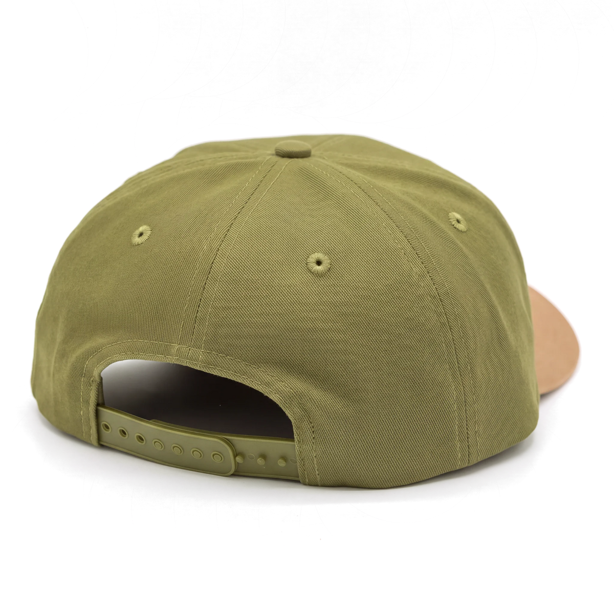 Back of the Steel & Saddle Bass Hat showing its adjustable closure