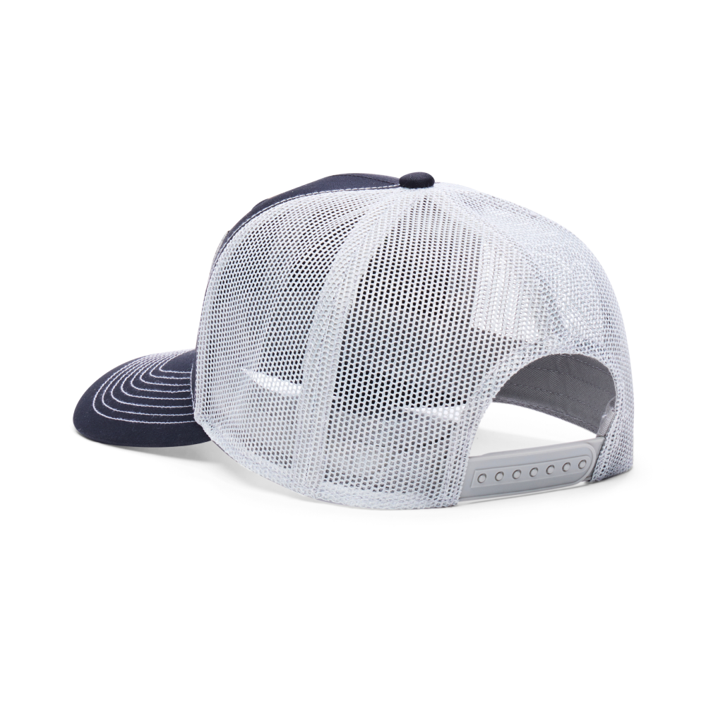 Webb Western The Cowboy cap, rear angle showing the mesh panels and snapback closure