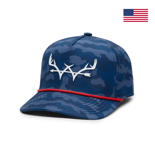 Webb Western Maverick cap, angled front showing the crown design and brim