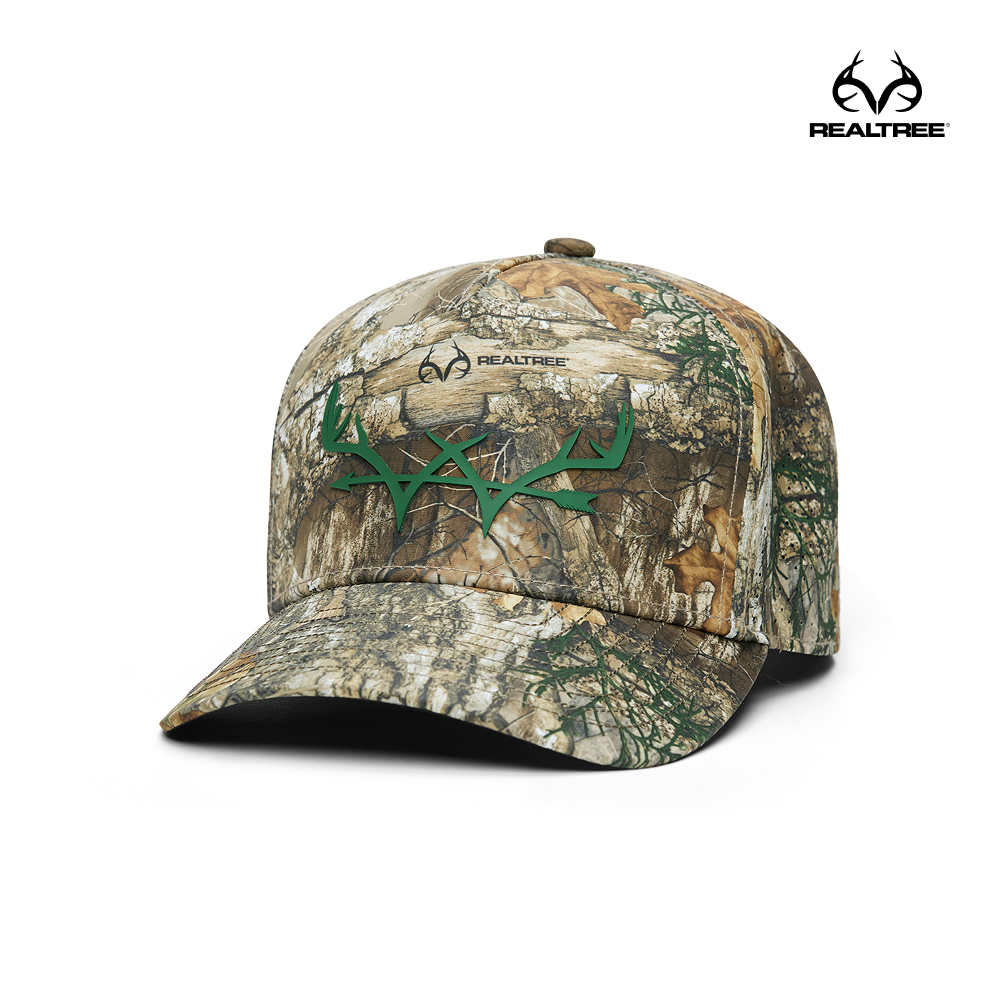 Webb Western Realtree EDGE® (Original) cap, angled front showing the crown design and brim