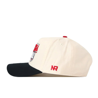 Side of the No Rivals Georgia cap with red NR embroidery