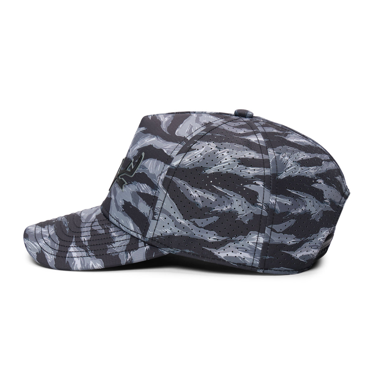 Webb Western Urban Tiger cap, opposite side showing the perforated panels
