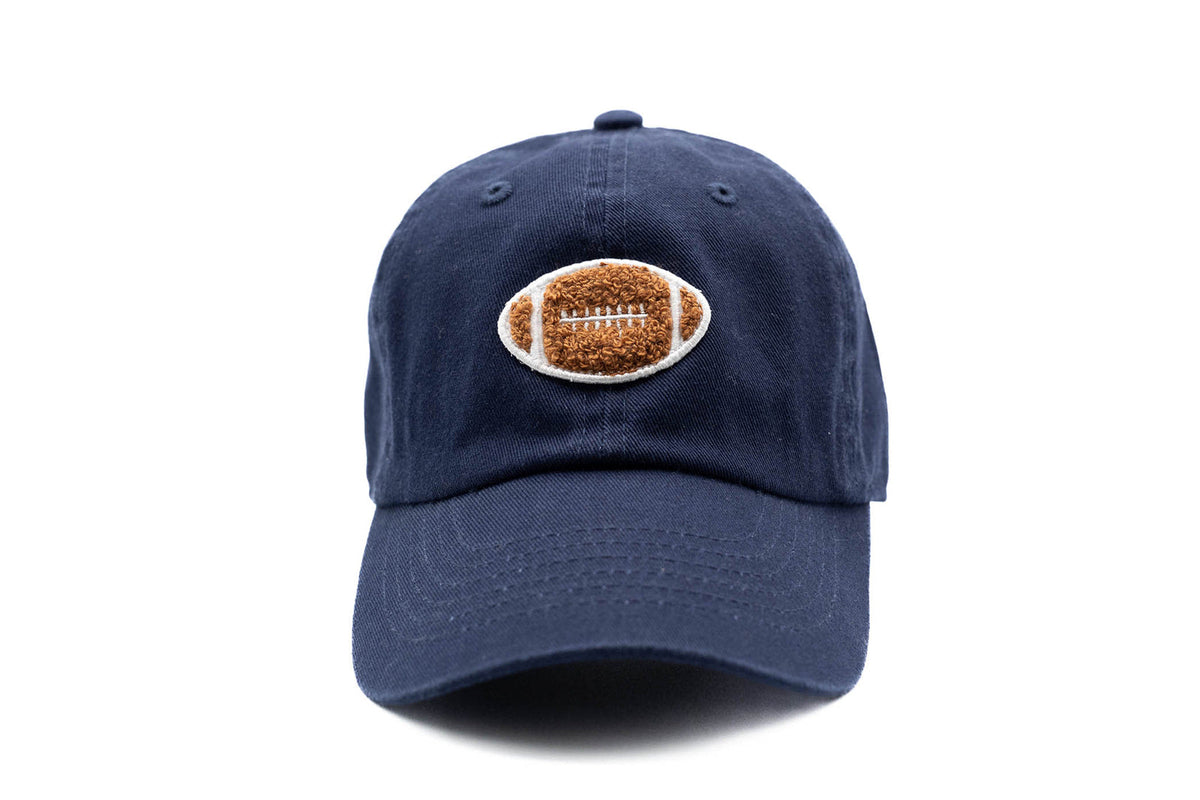 Rey To Z front view in Navy with a football patch