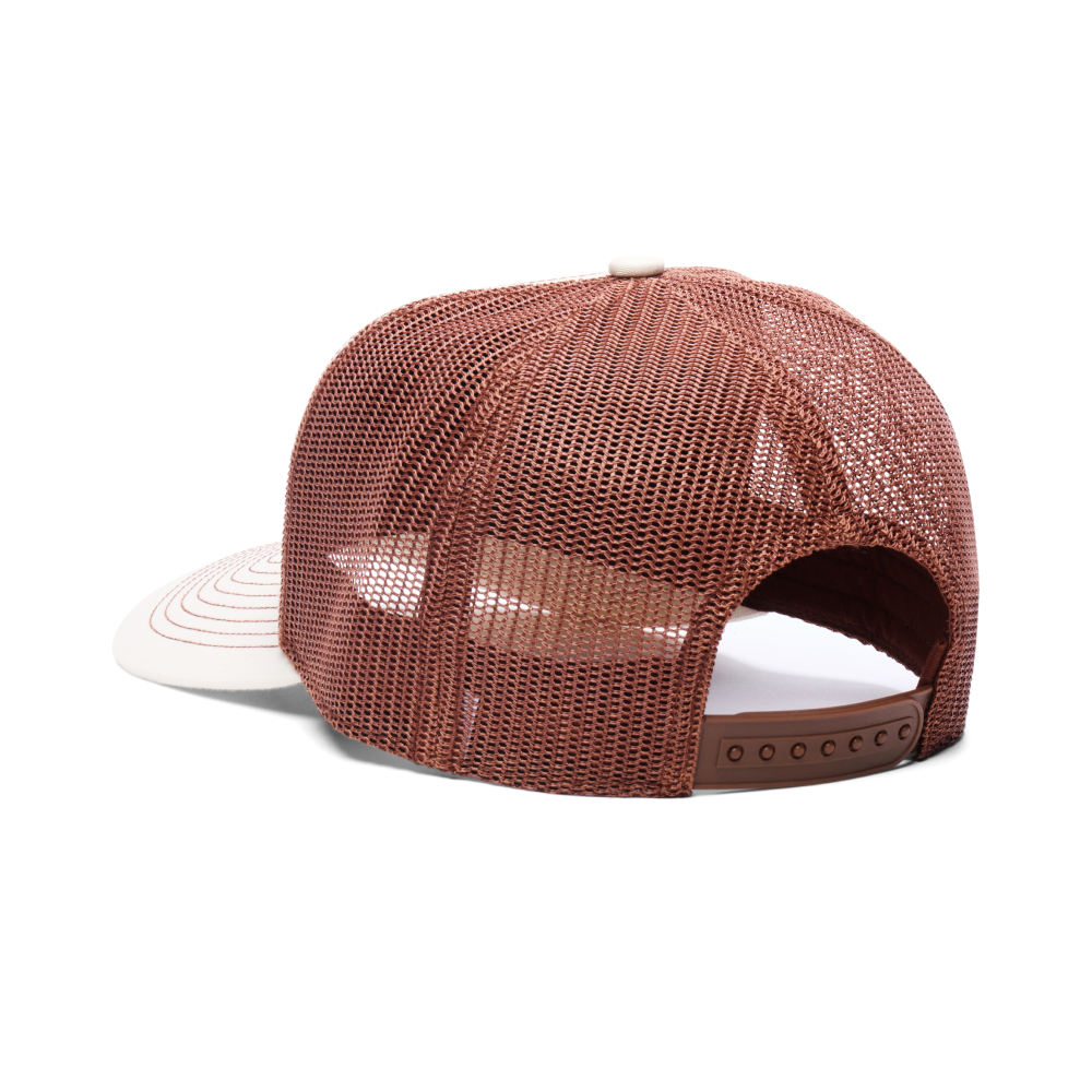 Webb Western Salt Lick cap, rear angle showing the mesh panels and snapback closure